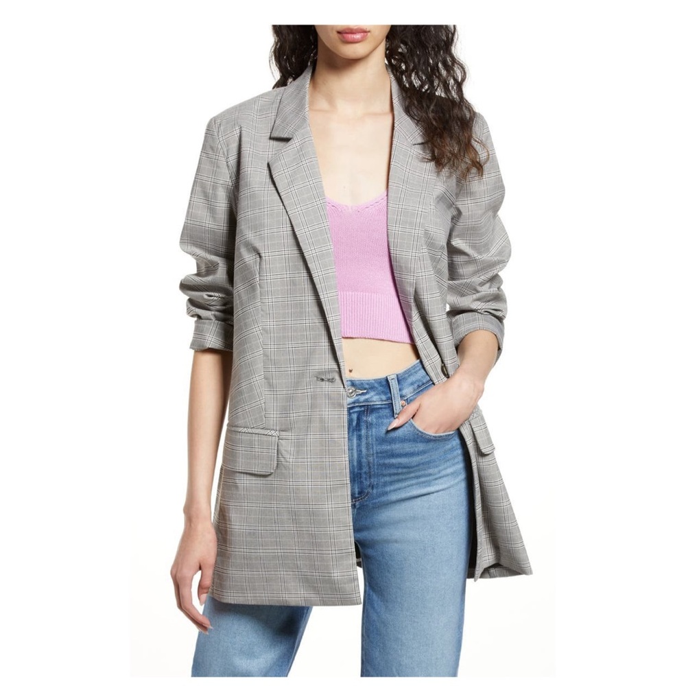 WAYF Plaid Blazer